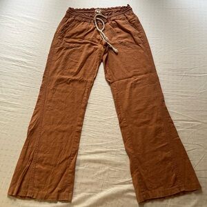 Roxy Rust Textured Pants